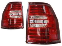 Mitsubishi Pajero 4 (06-) фонари задние светодиодные красно-белые, комплект 2 шт.