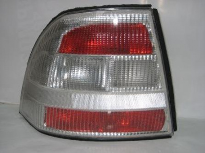 Opel Vectra B (95-98), (99-00) фонари задние полностью белые, комплект 2 шт.