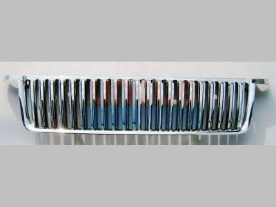 Ford Explorer (06-) верхняя решетка радиатора хромированная, вертикальный дизайн, пластик